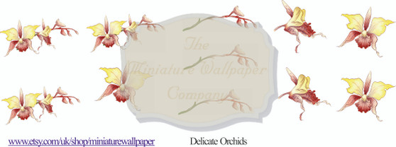 Delicate Orchids Decals