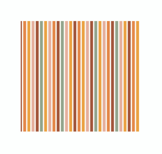 Frisco Stripe Dollhouse Wallpaper - Dollhouse Miniature External Paper-All Scales Available - Papers-Self Adhesive And Fabrics - Miniature Roofing