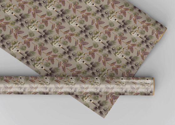 Monkey Express Dollhouse Miniature Wallpaper - All Scales Available - Self Adhesive And Fabrics - Miniature