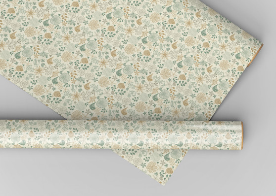 Tweety Birds Dollhouse Miniature Wallpaper - All Scales Available - Self Adhesive And Fabrics - Miniature