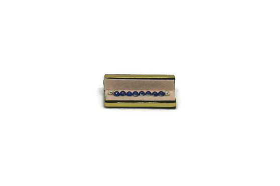 Bracelet Display 8 - Single  - Gold & Green Dimond - 1:12 scale miniature