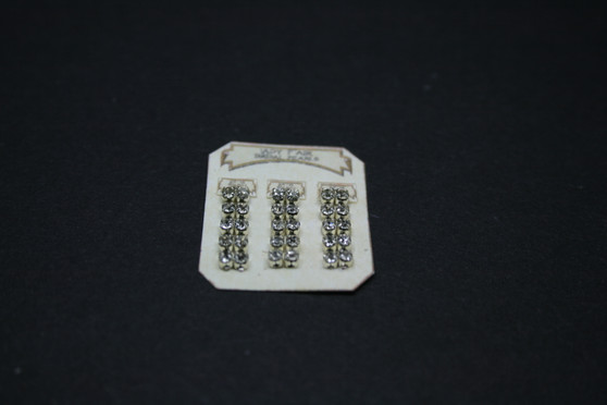 Jewellery Display 10 - Single  - Dimond Earrings - 1:12 scale miniature