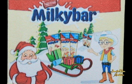 Milkybar Box - Single - Dolls House Miniature - 12th Scale