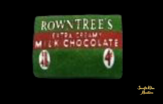Rowntree's Chocolate Bar - Single - Dolls House Miniature - 12th Scale