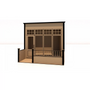 Shop Box Kit With Front Patio Area - 12th Scale ~ Laser Cut Kit