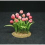 OOAK Pink Tulips ~ Dolls House Miniatures ~ 12th Scale ~ Cold Porcelain Flowers-Miniature Flower- Jennifer Khan