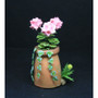 OOAK Filled Chimney Pot ~ Dolls House Miniatures ~ 12th Scale ~ Cold Porcelain Flowers-Miniature Flower- Jennifer Khan