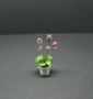 OOAK-Sweet Violet Potted Plant--Dolls-House-Miniatures--12th-Scale--Cold-Porcelain-Flowers-Miniature Flower - Dollhouse Flower - Garden - Jennifer Khan