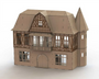 Country Mansion Kit - Dolls House Miniature - 12th Scale - Laser Cut Kit