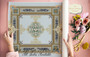 Laurent Ceiling - Dollhouse Wallpaper - Sizes For All Scales Available - Miniature Ceiling Paper - Dollhouse Ceiling