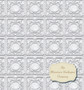 Hollyoak Ceiling Paper - Dollhouse Wallpaper - Sizes For All Scales Available - Miniature Ceiling Paper - Dollhouse Ceiling