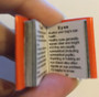 Miniature Book - Set of Miniature Pet Book for Dog - 1:12 scale miniature