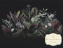 Dark Forest Mural  Dollhouse Miniature Wallpaper - All Scales Available - Paper, Self Adhesive or Fabric - Miniature Paper