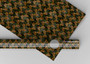 Copper Tropical Leaves -  Lavender Black Cats Dollhouse Miniature Wallpaper - All Scales Available - Papers, Self Adhesive And Fabrics - Miniature Wallpaper