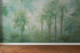 Green Jungle Dollhouse Wallpaper