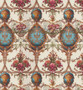 Blanche Classical  Luxury Dollhouse Miniature Wallpaper - All Scales Available - Papers, Self Adhesive And Fabrics