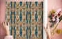 Victoria Symphony Luxury Dollhouse Miniature Wallpaper - All Scales Available - Papers, Self Adhesive And Fabrics
