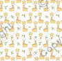 Giraffe Nursery Wallpaper Dollhouse Miniature Wallpaper - All Scales Available - Self Adhesive And Fabrics - Miniature