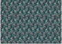 Seafoam And Silver Sparkle Classic Dollhouse Miniature Wallpaper - All Scales Available - Self Adhesive And Fabrics - Miniature