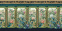 Tera Botanical Wall Design Dollhouse Miniature Wallpaper - All Scales Available - Self Adhesive And Fabrics - Miniature