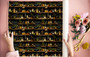 Witches Larder Dollhouse Miniature Wallpaper - All Scales Available - Self Adhesive And Fabrics - Miniature