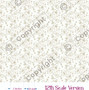 Light Florals - Dollhouse Miniature Wallpaper - All Scales Available - Papers, Self Adhesive And Fabrics