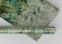 Tropical Sketch Mural Dollhouse Miniature Wallpaper - All Scales Available - Paper, Self Adhesive or Fabric - Miniature Paper