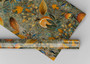 Ornate Orange Dollhouse Miniature Wallpaper - All Scales Available - Self Adhesive And Fabrics - Miniature