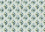 Blue Hydrangea Dollhouse Miniature Wallpaper - All Scales Available - Self Adhesive And Fabrics - Miniature