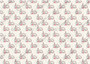 Easter Bunny Dollhouse Miniature Wallpaper - All Scales Available - Self Adhesive And Fabrics - Miniature