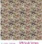 Monkey Express Dollhouse Miniature Wallpaper - All Scales Available - Self Adhesive And Fabrics - Miniature