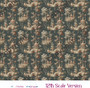 Blessings Dollhouse Miniature Wallpaper - All Scales Available - Self Adhesive And Fabrics - Miniature