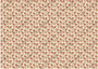 Tiger Lily Tangle Dollhouse Miniature Wallpaper - All Scales Available - Self Adhesive And Fabrics - Miniature