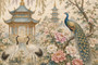 Copy of Fawn In the Forest Mural Dollhouse Miniature Wallpaper - All Scales Available - Paper, Self Adhesive or Fabric - Miniature Paper