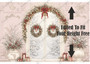 Festive Doorheight Dollhouse Miniature Wallpaper - All Scales Available - Self Adhesive And Fabrics - Miniature
