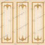 The Gilded Riviera Panel - Dollhouse Miniature Wallpaper - All Scales Available - Papers, Self Adhesive And Fabrics