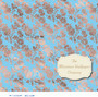 Rose Gold And Blue Floral Dollhouse Miniature Wallpaper - Miniature Flooring - Dollhouse Ceiling Paper - All Miniature Scale