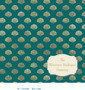 Teal Golden Shells - Luxury Dollhouse Miniature Wallpaper - All Scales Available - Papers, Self Adhesive And Fabrics
