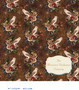 Web Of The Owl - Luxury Dollhouse Miniature Wallpaper - All Scales Available - Papers, Self Adhesive And Fabrics