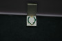 Necklace Display 19 - Single  - Gold & Green Dimond -  1:12 scale miniature