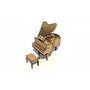 Grand Piano Kit - Dolls House Miniatures ~ 12th Scale ~ Laser Cut Kit