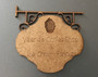 Birch Custom Engraved Shop Sign - Dolls house sign - Dolls house miniature -12th Scale