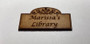 Spruce Custom Engraved Shop Sign - Dolls house sign - Dolls house miniature -12th Scale