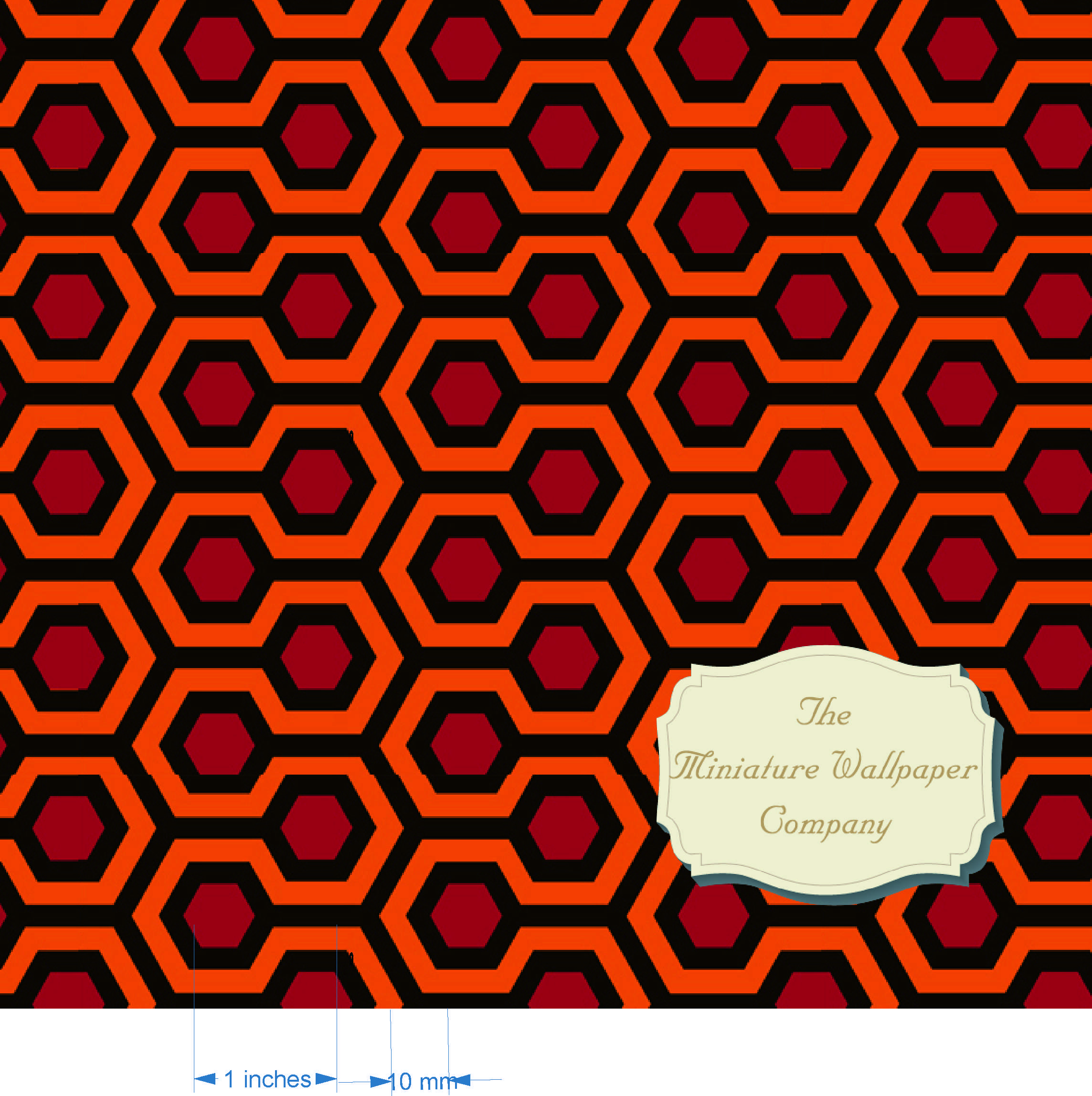 the shining carpet stencil