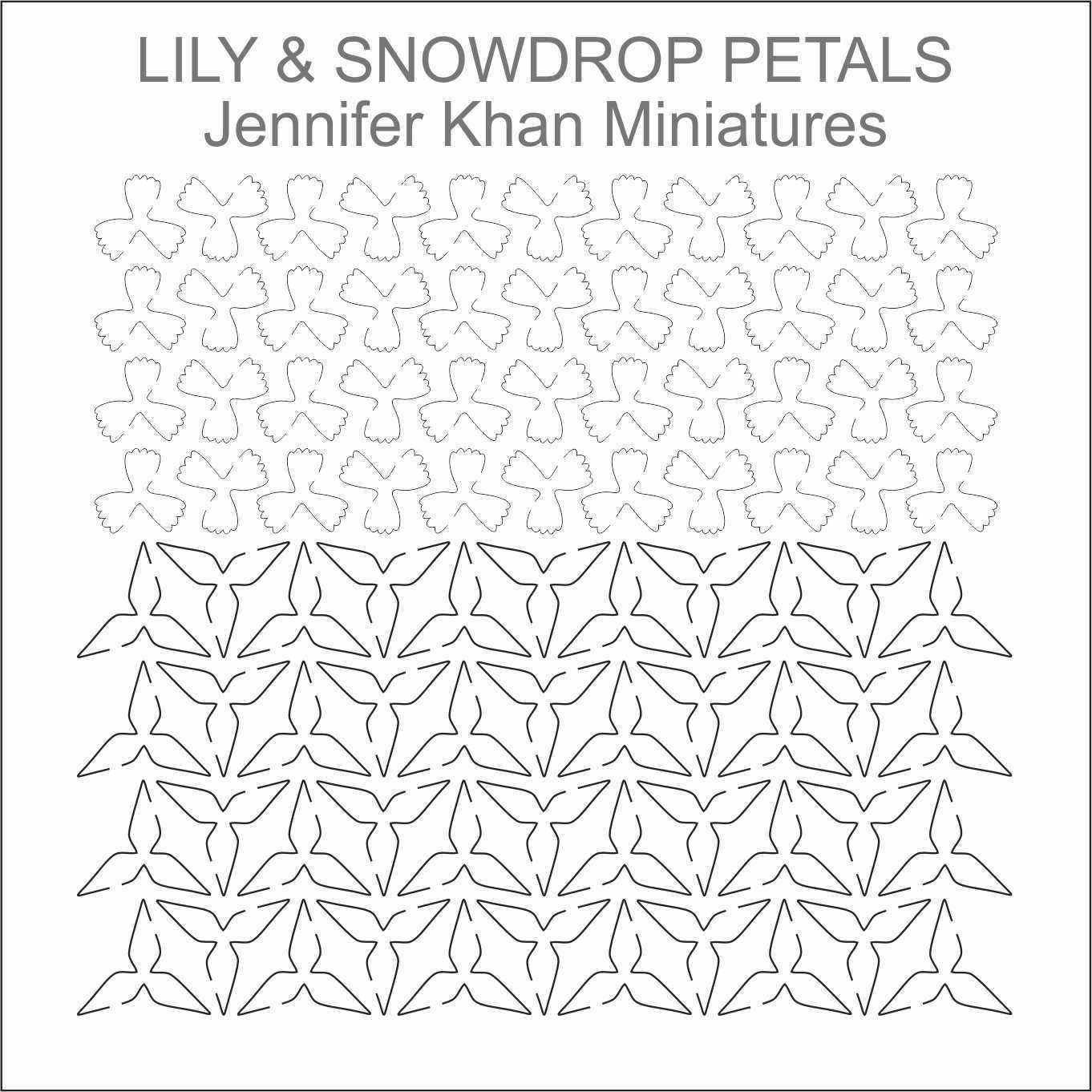 Rose Petal Laser Cut Flower Sheets