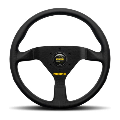 MOMO MOD08 Steering Wheel 350 mm - Black Leather/Black