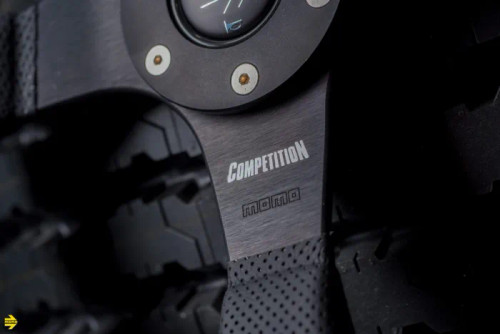 Competition Steering Wheel 350 mm - Black AirLeather/Black Spokes Competition Steering Wheel 350 mm - Black AirLeather/Black Spokes