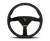 MOD78 Steering Wheel 350 mm - Black Suede/Black Spokes