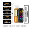 Mexico Mango Dinner Lady Snap Pro 35K Disposable Vape Kit Specifications