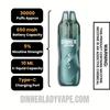 Cool Mint Dinner Lady LYXA 30K Disposable Vape Specifications